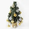 Arbre de Noël Décor Boule Souvenirs Fête De Noël Boules Suspendues Guirlande Ornement Décorations Pour La Maison Cadeau De Noël 24pcs 3cm / 1.2 "Par Boîte