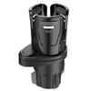 Drink Holder Cup Expander - 2 i 1 bil justerbar arrang￶r 360 grader roterande multifunktionella innehavare f￶r