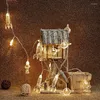 Строки 3M Светодиодная струна свет Космонавт Космос Космос Ракетные подвески праздничные огни домашний декор для детской комнаты.