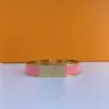 Bracelets de créateurs Bracelet de mode de haute qualité pour hommes et femmes en acier inoxydable argent or rose bijoux de luxe en or cadeaux2384