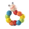 Caterpillars Colorful Wooden Wood Toy DIY Baby Child Lucido Snake Worm Twist Developmental Infant Educational Gifts Transformer
