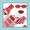 Other Household Sundries Household Sundries 3Pcs Sexy Liquid Lipstick Set Matte Veet Lip Gloss Milk Tea Bean Paste Glaze Moisturize L Dh6Eh