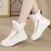 Stiefel Frauen Schnee Wasserdichte Plattform Knöchel Damen Casual Schuhe Warm Zip Wohnungen Booties Weibliche Winter Nicht Slip Frau 221007