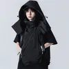 Men's Vests michalkova trending products tactical utility vest streetwear men clothes black jacket hoodies loose and comfortable 221008