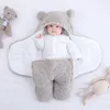 Śpiwory Soft Born Baby Owinięce Ketę torbę Kopertę do snu 100% bawełny zagęszcza kokon dla dziecka 0-9 miesięcy 221007