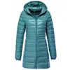 Dames Down Parkas S-7XL Long Jackets Ultra Light Hooded Duck Coat draagbare puffer Winter voor winddicht 221007