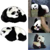 Tapis poilu panda enfants tapis peluche tapis pour salon chambre à coucher à la main plaine moelleux tapis faux bébé jouer 2022