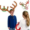 Funny Reindeer Antler Hat Ring Toss Christmas Holdy Party Game Supplies Toy Kids Christmas Toys RRB16102