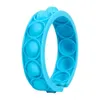 Snel fidgetspeelgoed verlicht spanningsarmband druk op vinger bubbel siliconen armband decompressie afgifte drukspeelgoed