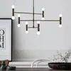 Chandeliers Post Modern Black And Gold Chandelier Branch Suspension Design Loft Living Room Bedroom Shop Nordic Fashion Atomium