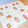 Spela Mats 200x180cm f￤llbar tecknad Baby Xpe Puzzle Children Climbing Pad Kids Rug Games Room Toys 221007