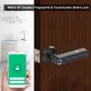 Serrature per porte WAFU WF016 Impronta digitale Elettronica Smart Bluetooth Password Maniglia APP Sblocco Accesso senza chiave Supporto iOSAndroid 221007