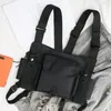 Vestes de chasse unisexes, gilet réglable d'extérieur, sac suspendu à la poitrine, pochette à Double épaule