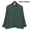 Blouses pour femmes 2022 Style Vintage Confortable femmes chemise coton lin chinois Folk élégant dame Blouse hauts noir vert blanc