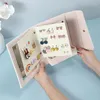 Jewelry Pouches 2022 Creative Portable Book With Mirror Leather Earring Organizer Necklace Box