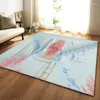 Carpets Cute Cartoon 3D Print Modern Carpet For Livingroom Bedroom Non Slip Area Rug Blanket Washable Floormat Solid Fashion Home Deco