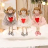 Christmas Decorations Ornament Plush Angel Doll Pendant Decoration Door Wall Bedside Xmas Tree Hanging Elf For Home Navidad 2022