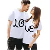 Men's T Shirts 2022 Summer Men Women Valentine's Day Letter Printed O-Neck Casual Tees Tops Streetwear Oversized T-shirts Camiseta#35