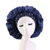 Newly Women Satin Bonnet Hat Soft Elastic Band Silky Night Sleeping Cap Hair Wrap Salon Makeup Hair Care Turban Accessoriet