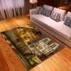 Carpets Europe 3D Building Printed Modern Carpet For Living Room Home Bedroom Bedside Blanket Area Rug Soft Study Rugs Teppich