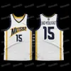 Maglia da basket francese personalizzata Steeve Ho You Fat Mets Metro 92 White Metropolitans 92 # 15 Maglie blu da trasferta