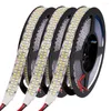 Şeritler DC 12V SMD 2835 LED şerit ışığı 5m 600/1200/2400 Bant Esnek Su Geçirmez Şerit Halat Beyaz/Sıcak Beyaz