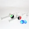 hookahs Nectar Kits Smoking with Quartz Tip Mini Glass Pipe Oil Rig Dab Bong heat Straw vaporizer