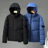 코튼 재킷 남자는 두꺼운 따뜻한 후드로드 코트 코트를 가지고 있어야합니다. 세련된 디자인 후드 자켓 브랜드 armband -52488