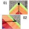 Kite & Accessories 160 Cm Colorful Rainbow Long Tail Nylon Outdoor Kites Flying Toys For Children Kids Without Control Bar And Line