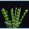 Other Festive Party Supplies Paper St Creative Color Green Party Wedding Dessert Decoration Degradable Disposable Products Drop Deli Dhuka