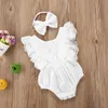 Rompers New Summer Toddler Kids Baby Girl Cloths Sister Matchande kläder Lace Tutu Romper Jumpsuitfloral Dress Sundress Set J220922
