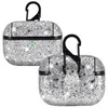 ملحقات سماعات رأس البلوتوث اللاسلكية لـ AirPods Pro - Glitter Sparkly Series Series Hard Plastic Protection Case