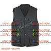 Gilets pour hommes Classique Summer Hommes Gilet Coton Bouton Multi Poche 3 Couleurs Veste sans manches avec de nombreuses poches Solide Grande taille Gilet de voyage 221008