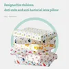 Almohas para niños almohada látex natural cama para bebés para dormitorio impresión de dibujos animados dormitorios dormir 0-12 años 221007