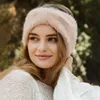 Hoofdbanden Winter Warm Gebreide hoofdbanden voor vrouwen geknoopte haak Elastische haarband Bandanas Handgemaakte tulband Hoofdkleding Haaraccessoires T221007