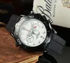 2022 Nowy styl 5 szwów luksusowe zegarki męskie kwarcowe zegarek najlepsze marka projektant zegarowy stalowy pasek menu akcesoria wakacyjne prezenty m02