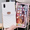 Fashion Wallet Case For iPhone 12 11 Pro MAX Cases Crossbody FOR 12 7 8 6 Plus XS XR Handbag Purse Long Chain Silicone Card Pocket Covers