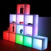Новая мартиальная светодиодная мебель водонепроницаемая светодиодная витрина 40cmx40cmx40cm красочный измененный перезаряженный шкаф