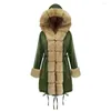 女性の毛皮の冬のフェイクコート女性2022カジュアルな毛皮のような温かいパーカー長袖ジャケットカサコフェミニーノ