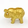 50st indiskt tema bröllop gynnar guld elefant plats korthållare marockansk brudduschparti dekorativ namn kortfotohållare