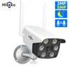 HISEEU 3MP 5MP IP CAMERA WIFI Tr￥dl￶sa s￤kerhet Stappar Korridor Farms ￶vervakning utomhusvattent￤t