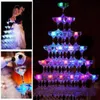 LED Gadget Aoto colors Mini Romantic Luminous Artificial Ice Cube Flash Light Wedding Christmas Party Decoration