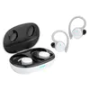 Bluetooth Warphone Беспроводные гарнитуры, работающие спортивные ушные крючки Hifi Ушники с зарядной коробкой