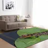 Carpets Nodic Animal 3D Printed Carpet Simple Modern Sofa Table Yoga Mat Living Room Bedroom Large Floor Blanket Home Decoration