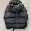 Klassiek afneembare down jas dames winter warme veer vest short thermische katoenen jasontwerper merk jas sml