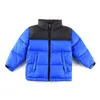 Dzieci dzieci Down Płaszcz NF projektant 2022 Winter Jacket Boys Girls Outdoor Down z kapturem ciepłe parko czarne puffer kurtki litera Print5135204