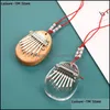 أطراف أسطورية أخرى 8 مفاتيح Mini Kalimba Thumb Piano Finger Finger Bendant Creative Mahogany Wooden Musical Box Good Drop Deliv Dhtba