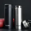 Bottiglie d'acqua Thermos da 350 ml Tazze da viaggio a doppio isolamento Bottiglia d'acqua in acciaio inossidabile Boccette sottovuoto per regali Bere tazza da caffè 4 colori 221008