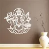 Adesivos de parede Índia yoga mandala hamsa elefante ganesha buda adesivo quarto de estar quarto om decalque decoração de casa cx623