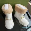 Stivali da donna di design Marca Fenicotteri Medaglia Martin Boot Inverno Vera pelle Scarpe con tacco alto grosso Stivaletti con tacco grosso nel deserto di lusso